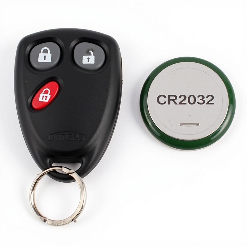 2012 Dodge Charger Key Fob and CR2032 Battery