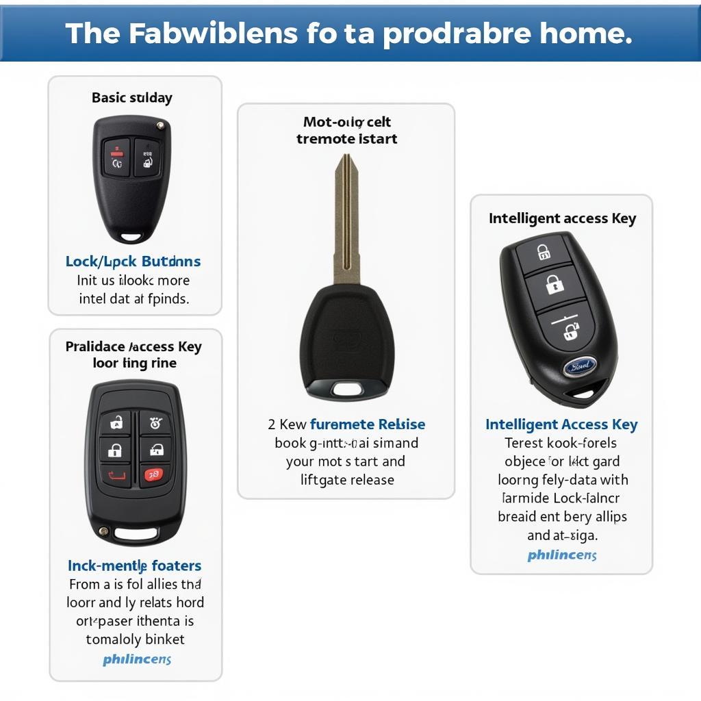 2012 Ford Edge Key Fob Types - Basic, Advanced, and Intelligent Access Key Fobs