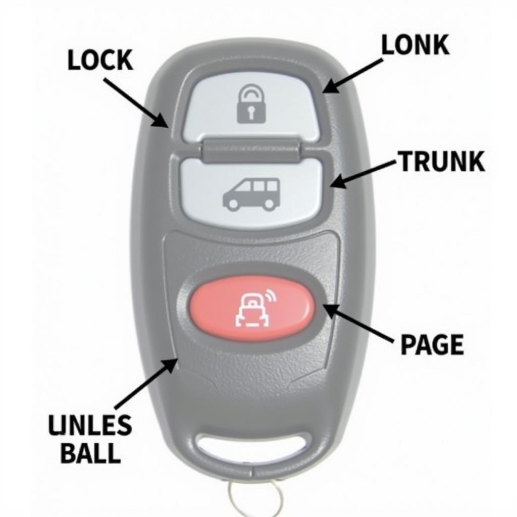 2012 Ford Fiesta Key Fob Functions