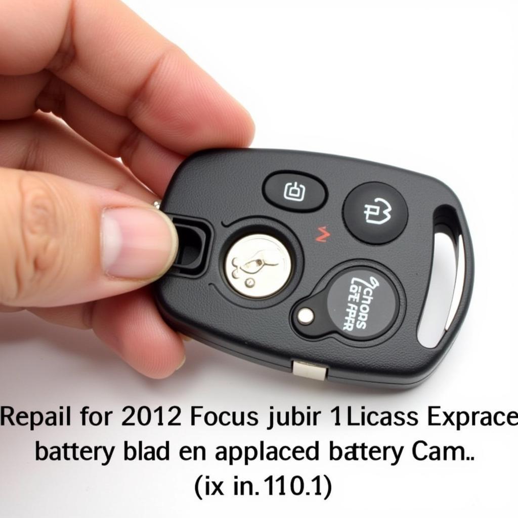 Replacing the Battery in a 2012 Ford Focus Key Fob