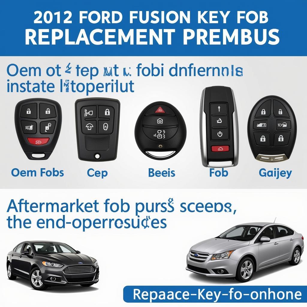 2012 Ford Fusion Key Fob Replacement Options