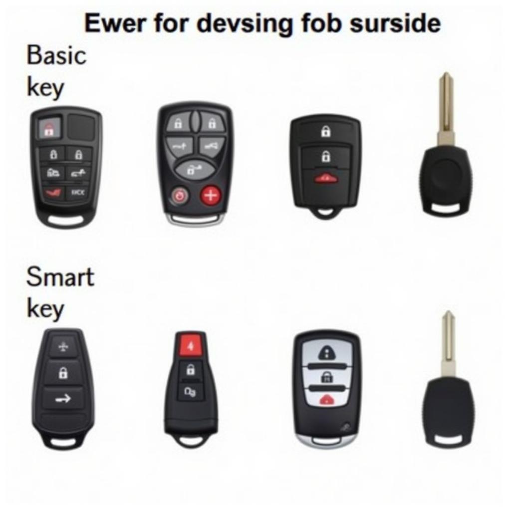 Different 2012 Ford Truck Key Fob Types