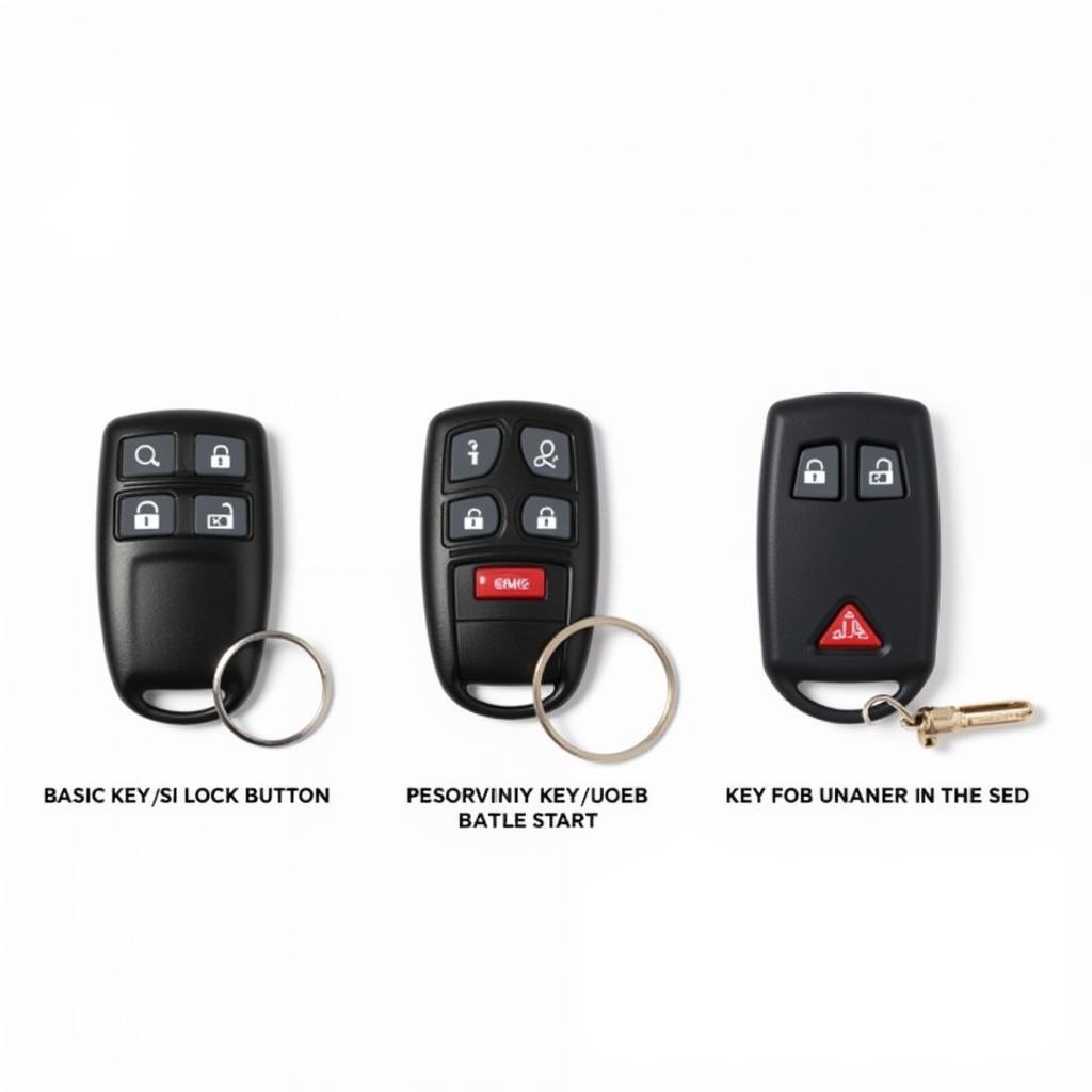 2012 GMC Acadia Key Fob Types: Basic, Proximity, and Remote Start