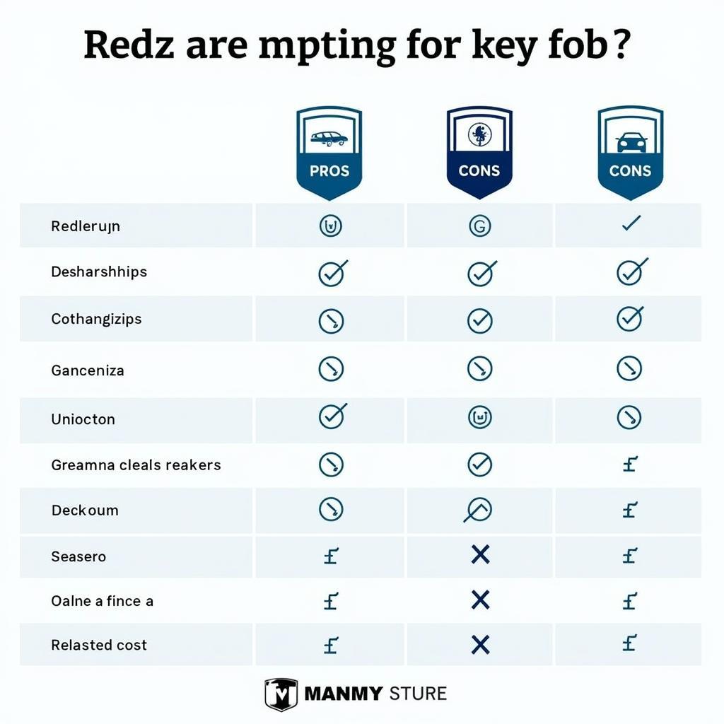 Comparing Key Fob Replacement Options for the 2012 Impala