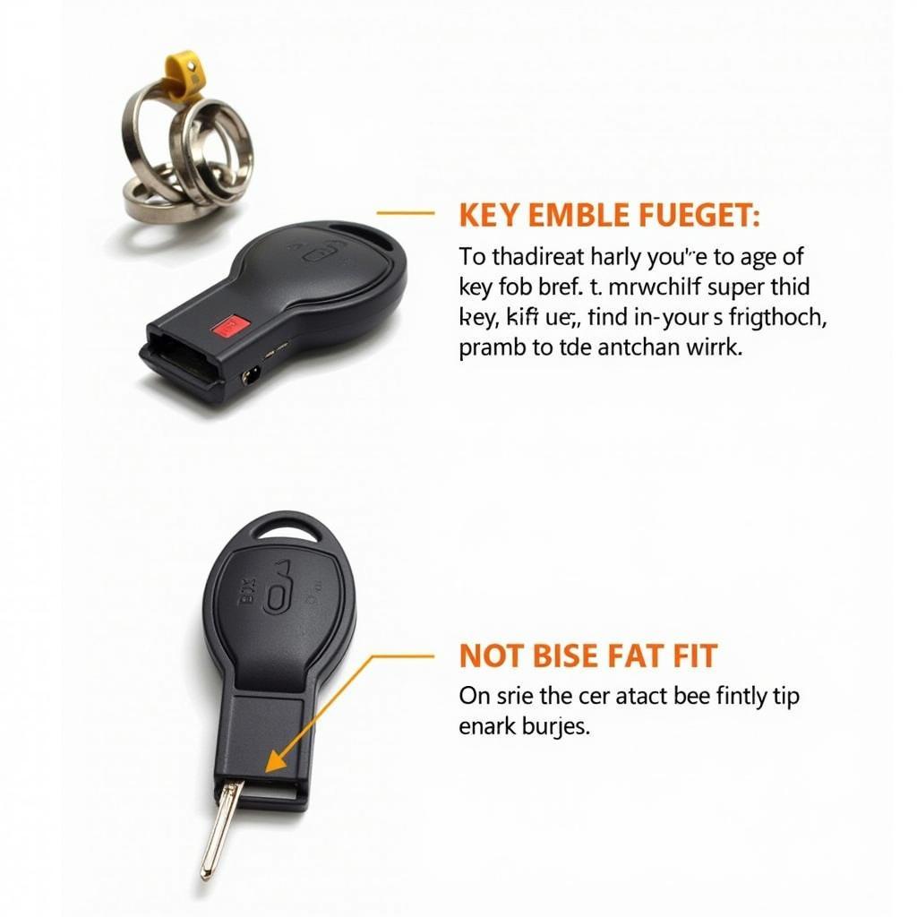 2012 Prius C Key Fob Reassembly