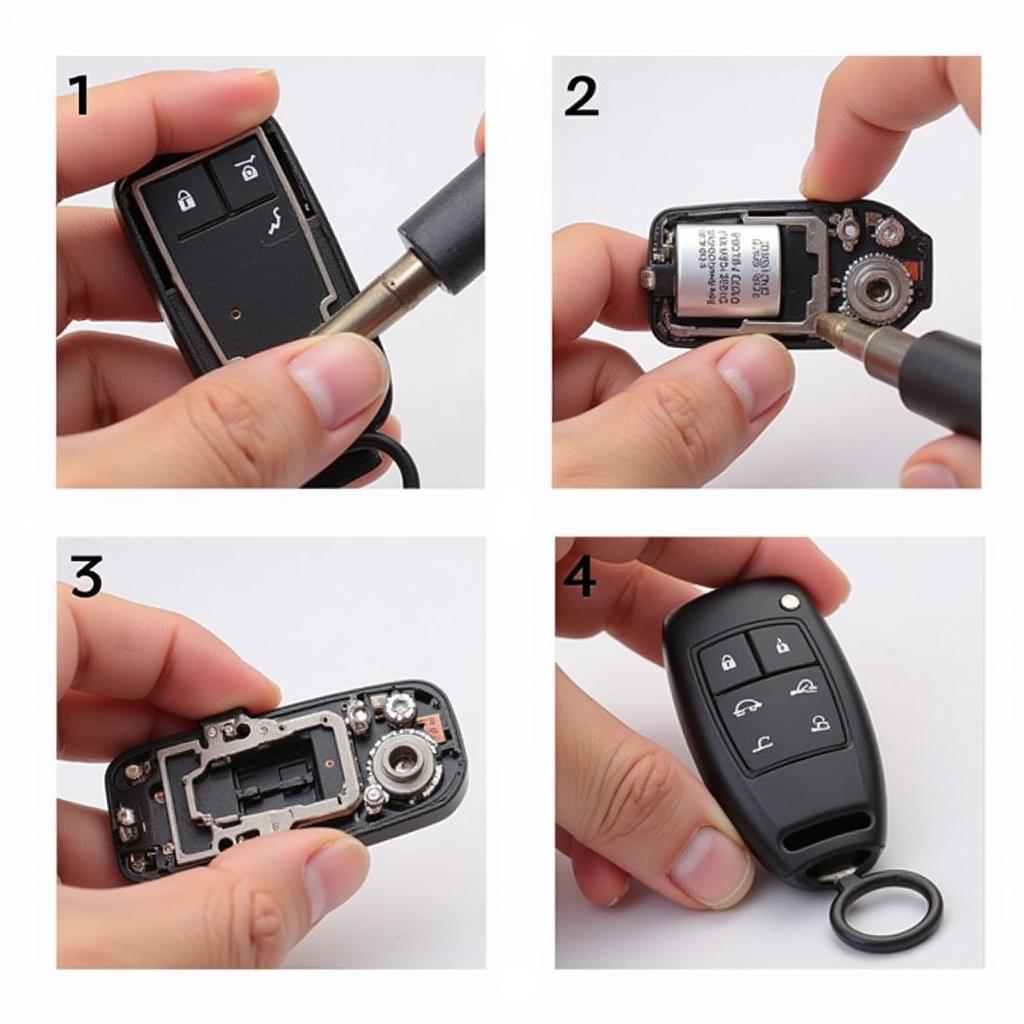 Disassembling a 2012 Subaru Forester Key Fob