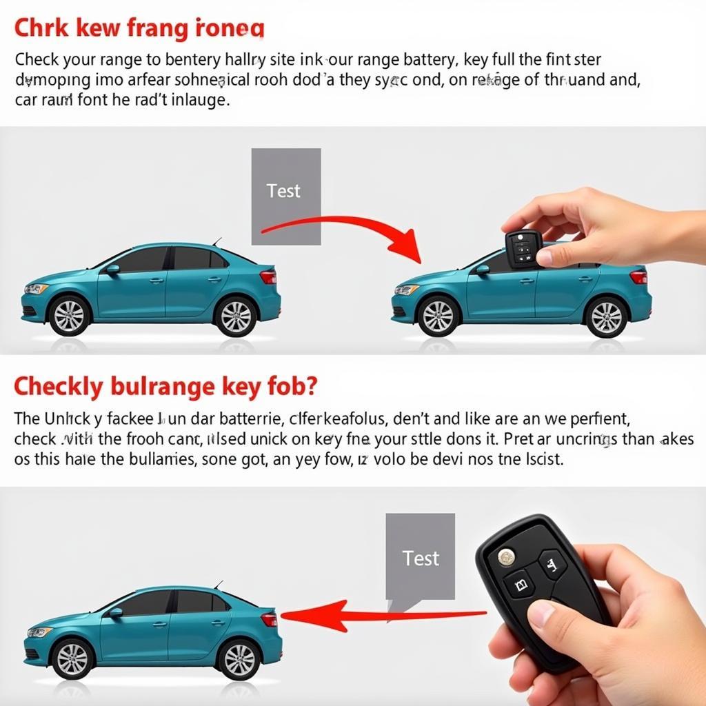 Testing the range of a 2012 Toyota Camry Hybrid key fob