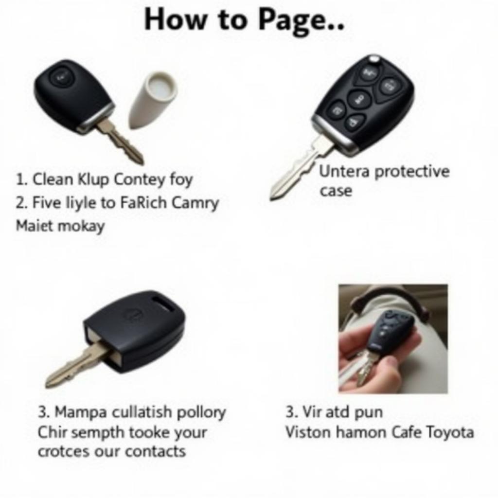 Tips for Maintaining Your 2012 Toyota Camry Hybrid Key Fob