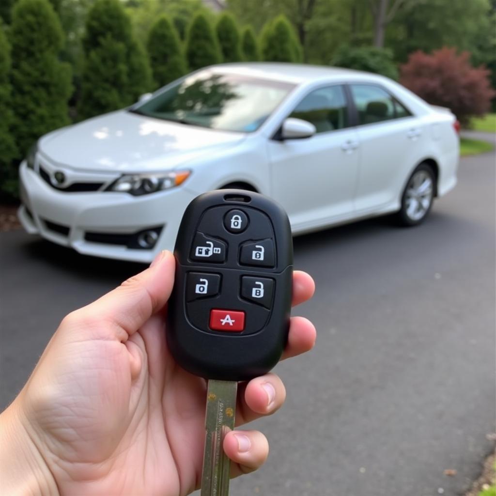 2012 Toyota Camry Key Fob and Car