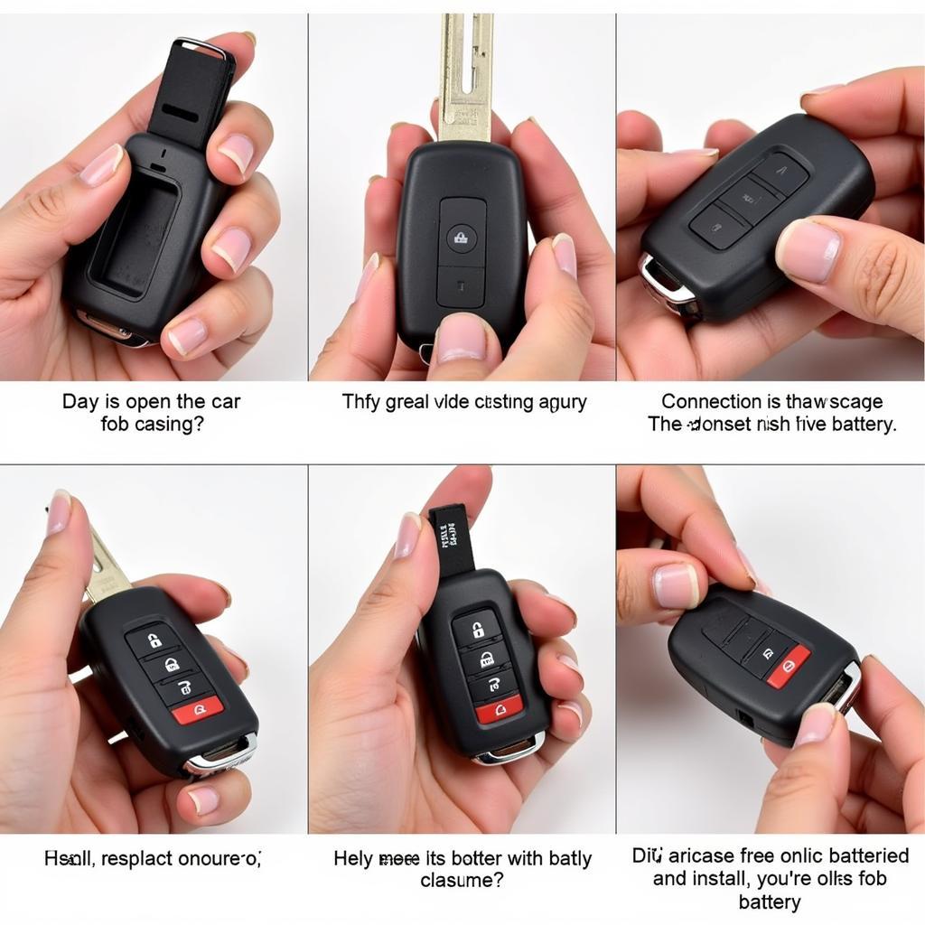 Replacing the Battery in a 2012 Toyota Camry Key Fob