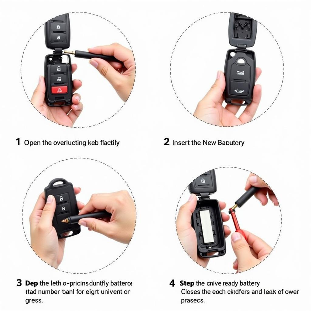 Step-by-Step Visual Guide for Replacing the Battery in a 2012 VW Passat Key Fob