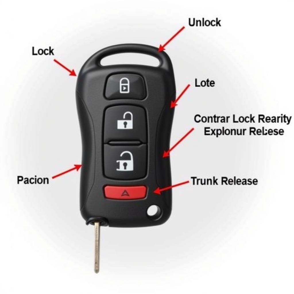 2013 Acura TL Key Fob Buttons Explained