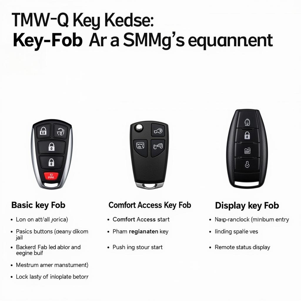 2013 BMW 328i Key Fob Types: Basic, Comfort Access, and Display Key