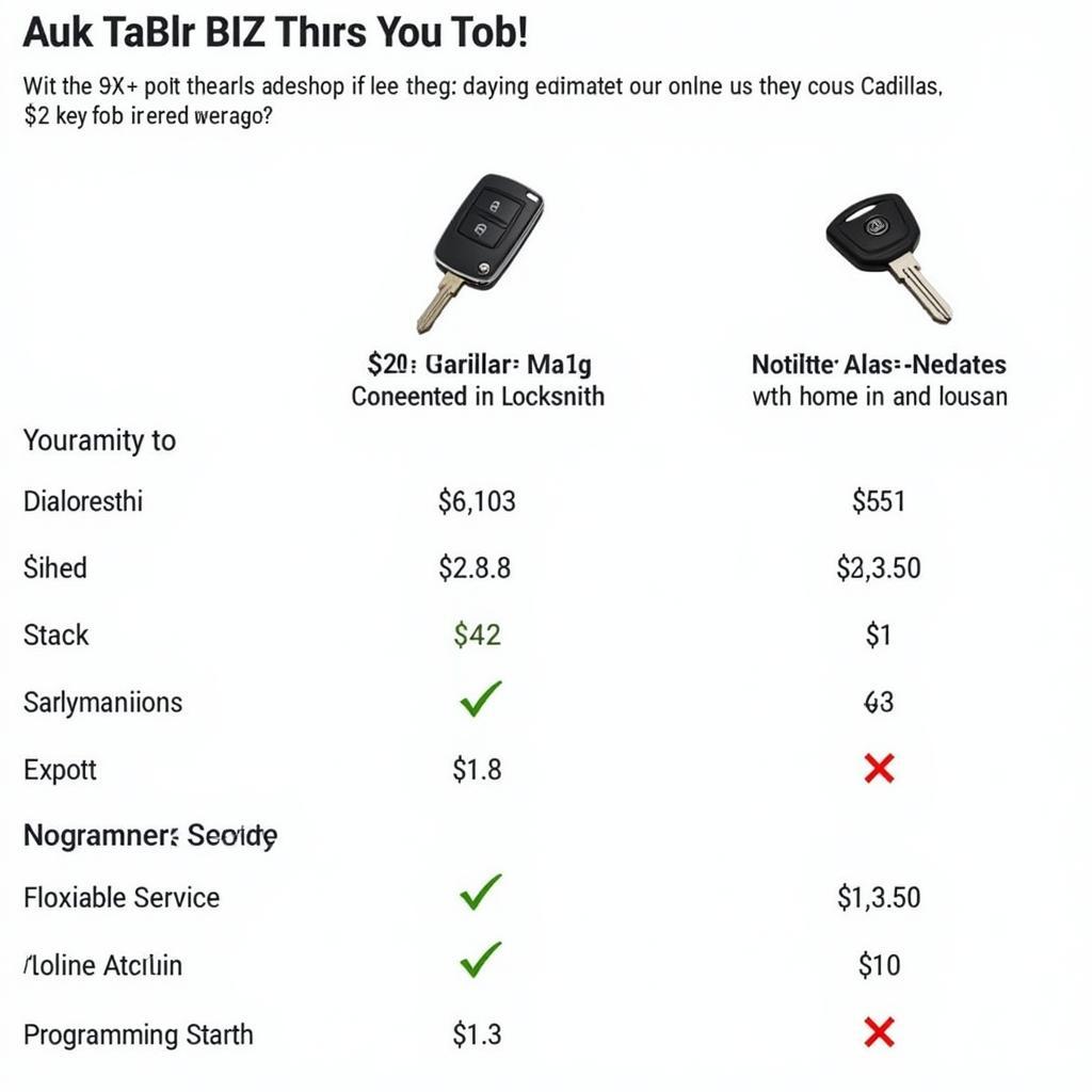 Cost Breakdown of 2013 Cadillac ATS Key Fob Replacement: Dealership, Locksmith, and Online Options