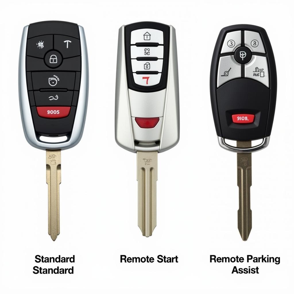 2013 Cadillac ATS Key Fob Types: Standard, Remote Start, and Remote Parking Assist