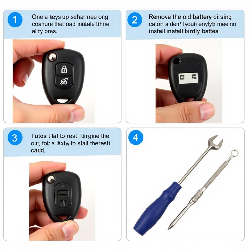 Replacing the Battery in a 2013 Chevrolet Impala Key Fob