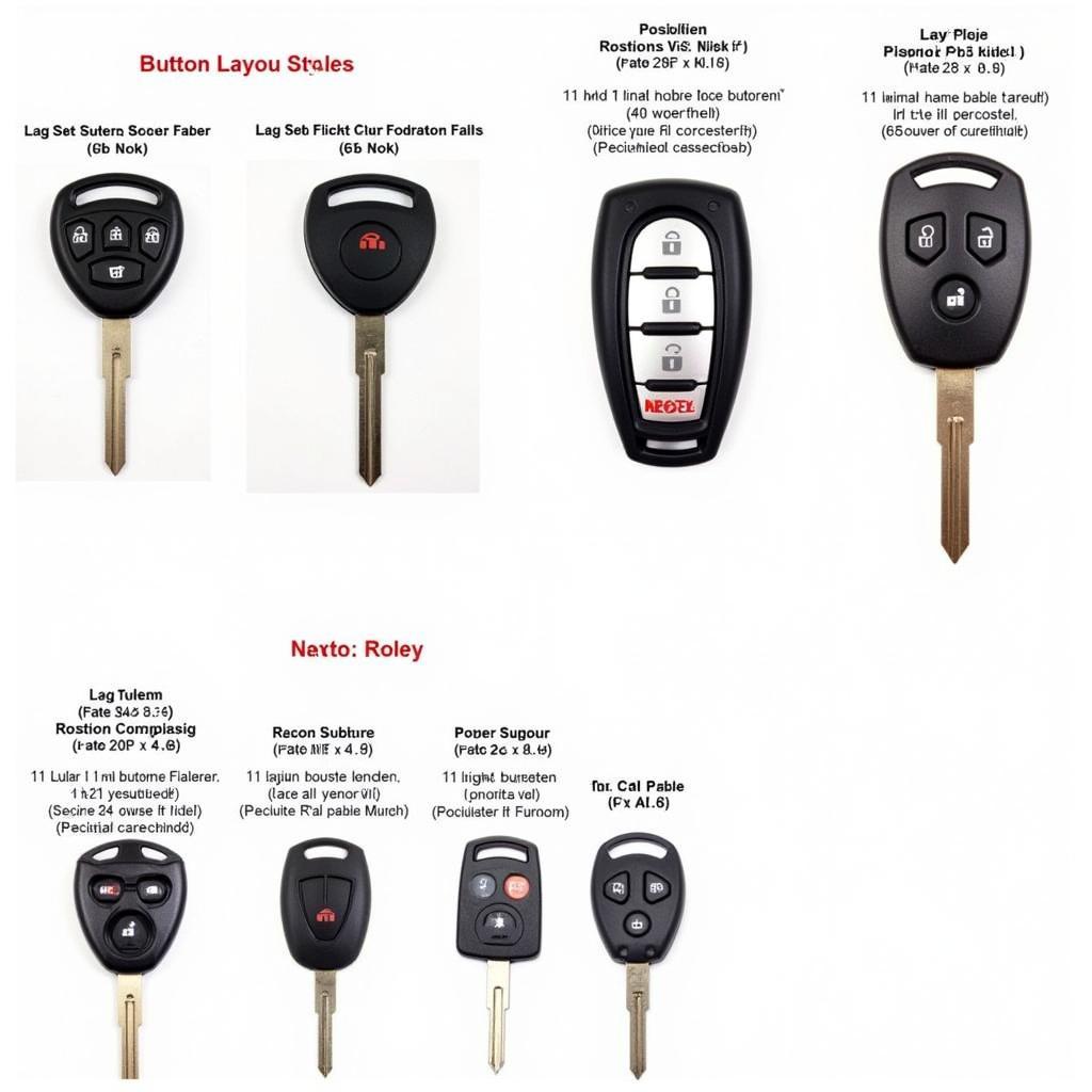 Different 2013 Chevy Camaro Key Fob Types