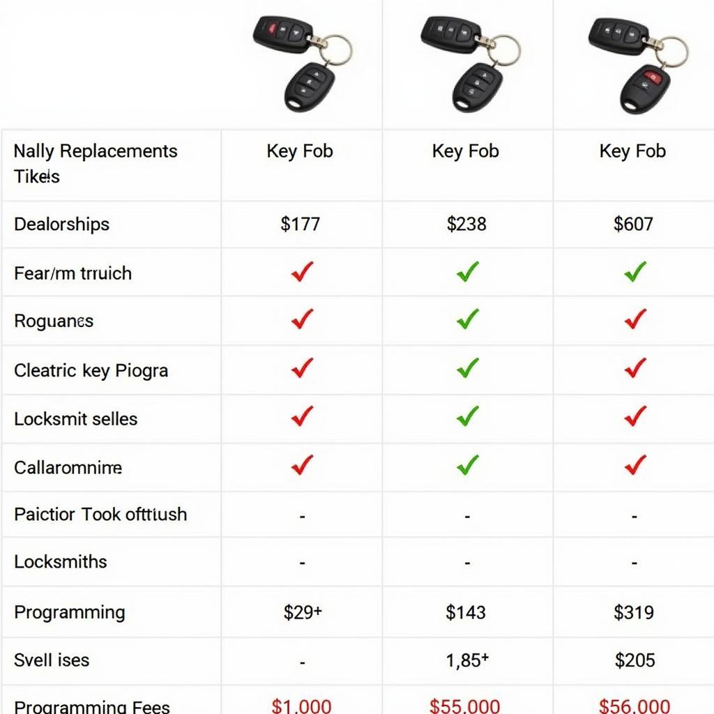 2013 Chevy Malibu Key Fob Cost Comparison