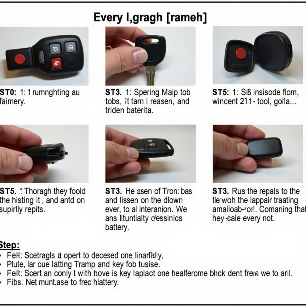 Replacing the battery in a 2013 Chevy Traverse key fob