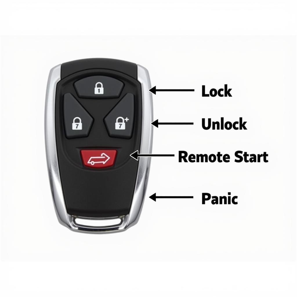 2013 Chevy Traverse Key Fob Functions: Lock, Unlock, Remote Start, and Panic