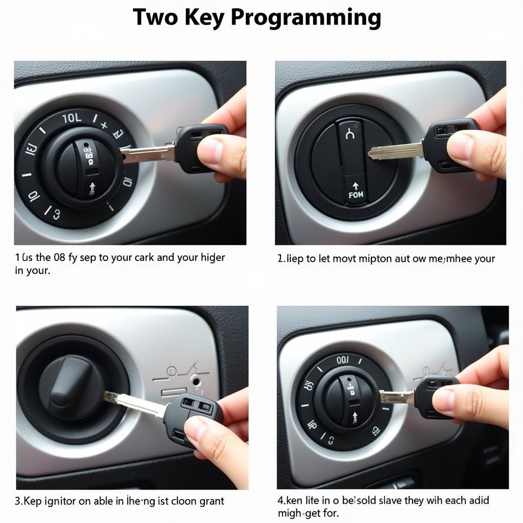 2013 Chrysler 200 Key Fob Programming: Two-Key Method