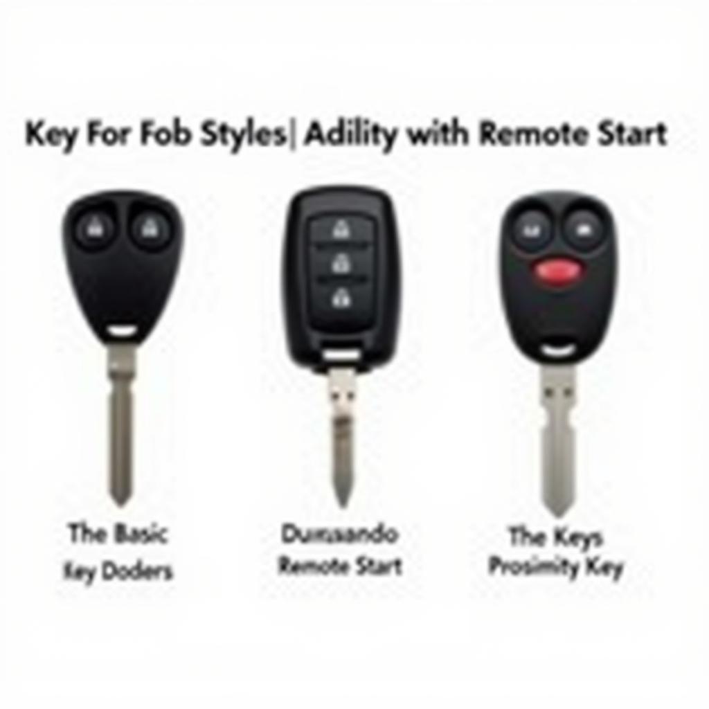 Different Types of 2013 Dodge Durango Key Fobs