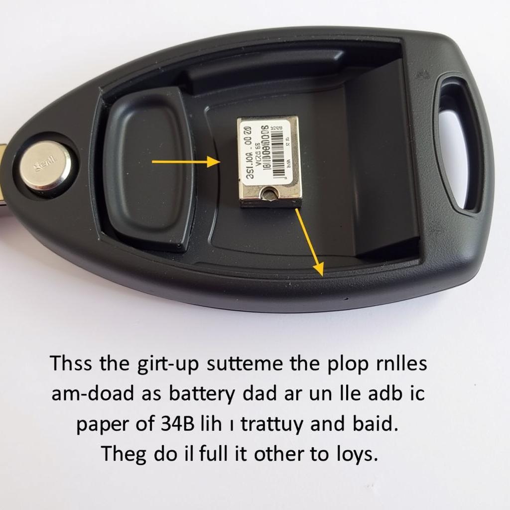 2013 Dodge Ram 1500 Key Fob Battery Location - Open Key Fob and Identify Battery