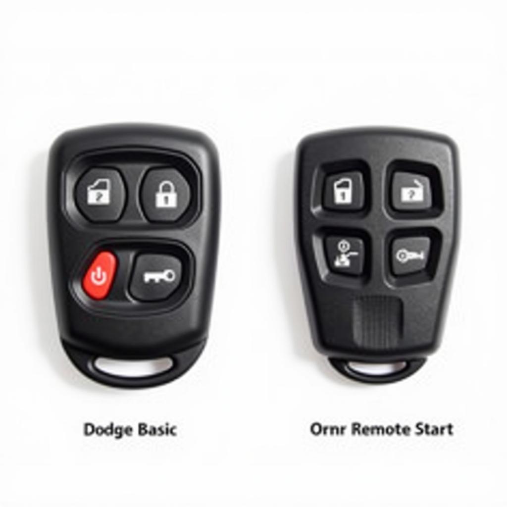 2013 Dodge Ram Key Fob Types: Basic and Remote Start