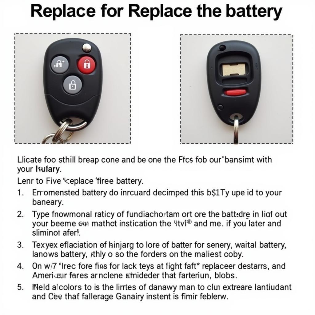 2013 Fiat 500 Key Fob Battery Replacement