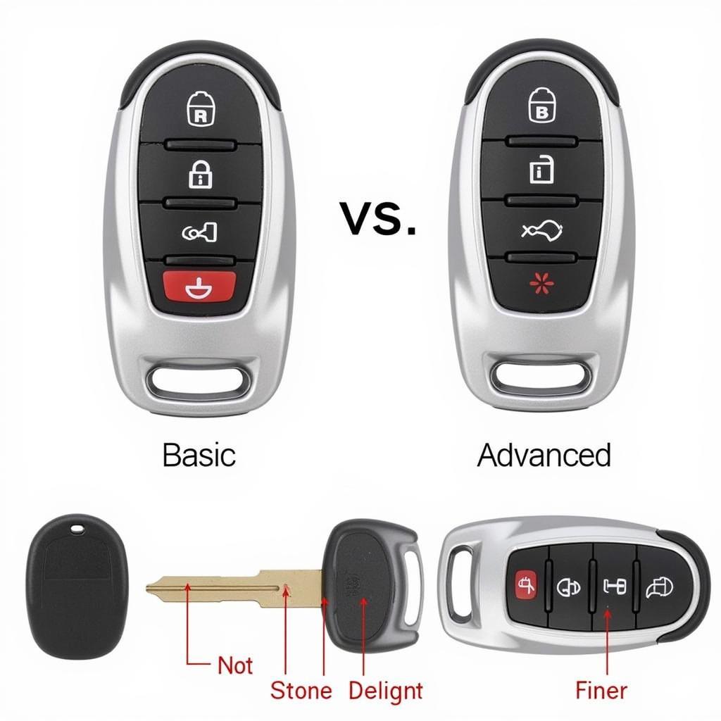 Types of 2013 Fiat 500 Key Fobs