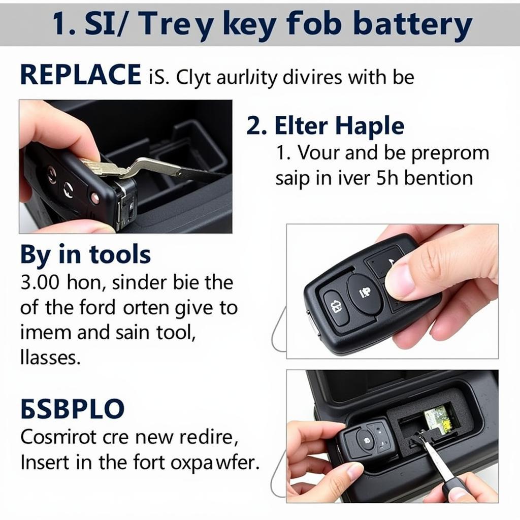 Replacing the Key Fob Battery in a 2013 Ford Edge