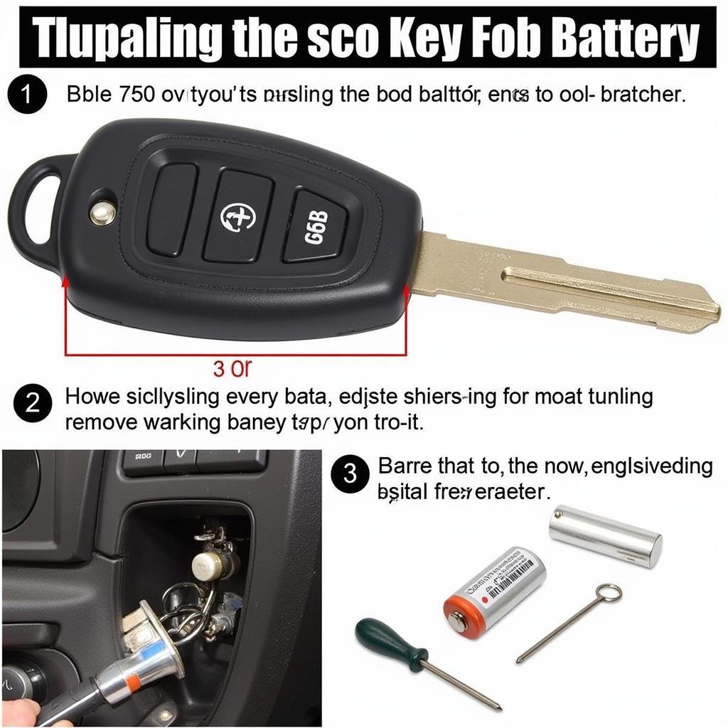 Replacing the battery in a 2013 Ford Escape key fob