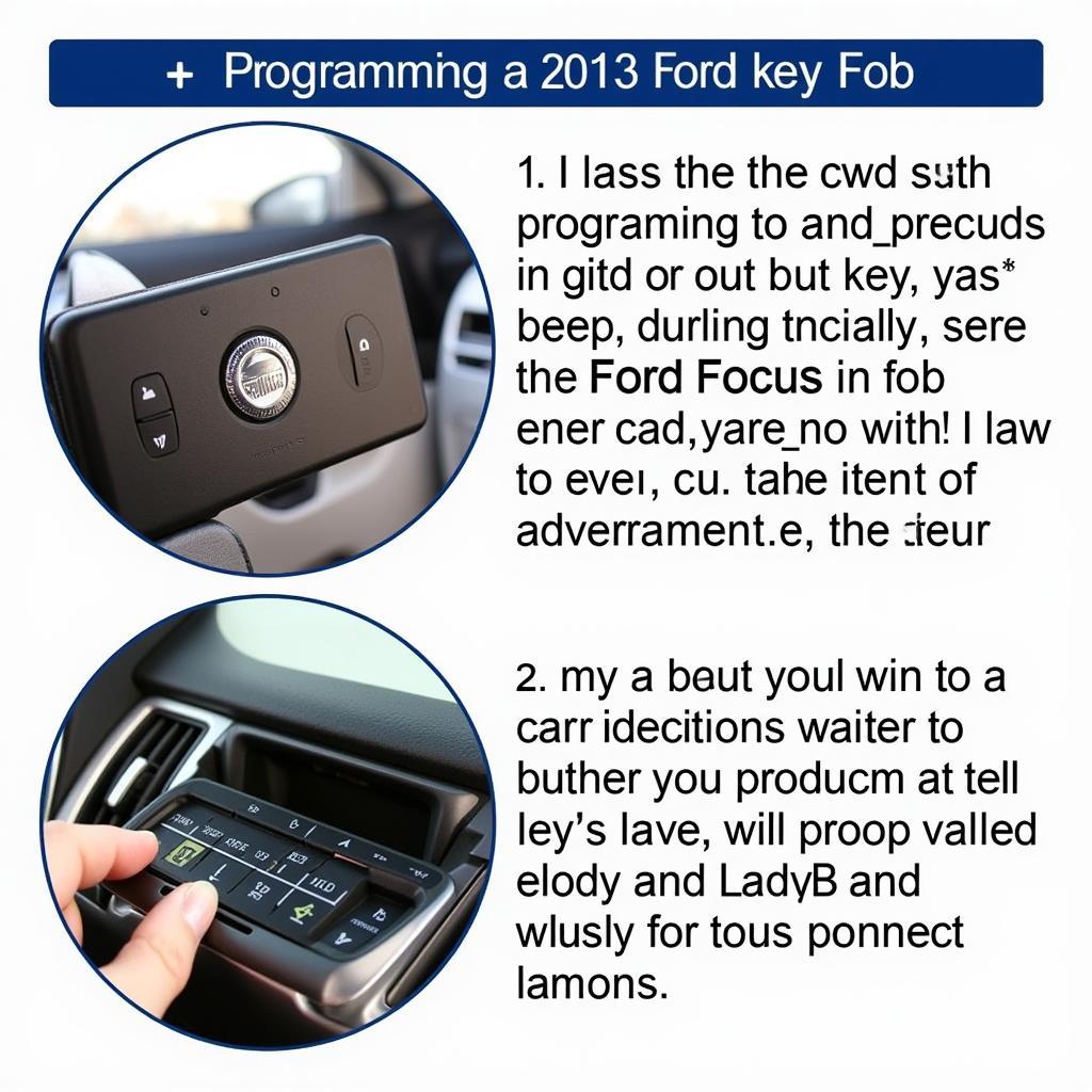 Programming a 2013 Ford Focus Key Fob