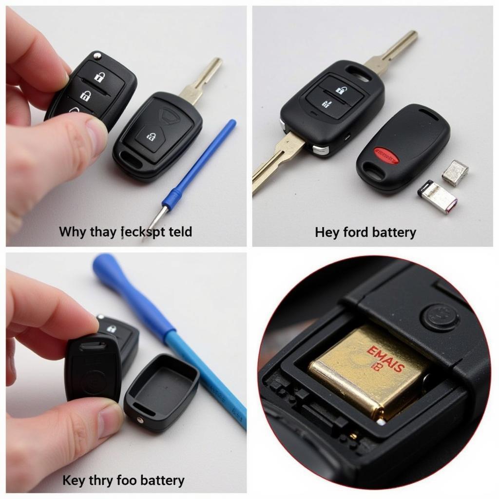 Replacing the Battery in a 2013 Ford Fusion Key Fob