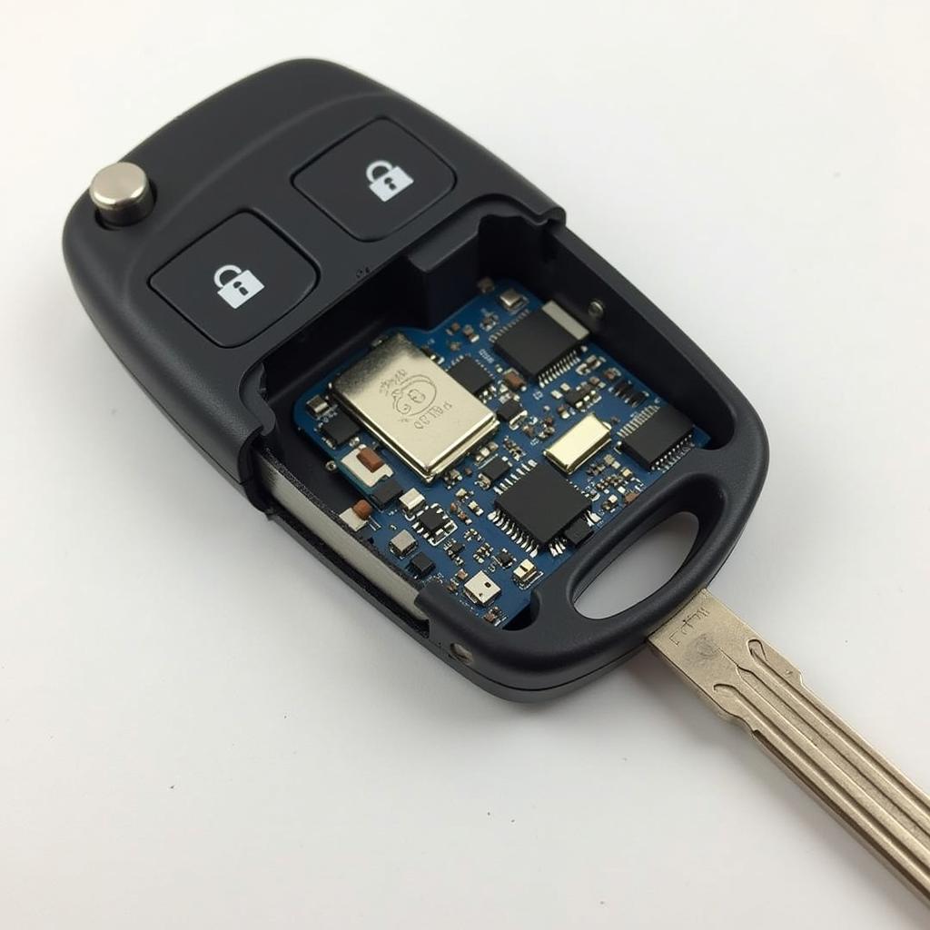 Damaged 2013 Ford Fusion Key Fob