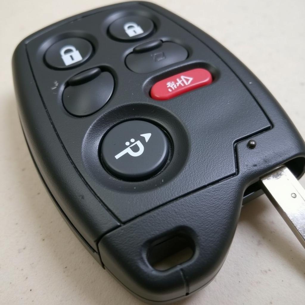 2013 Ford Fusion Key Fob with Hidden Key Blade Exposed