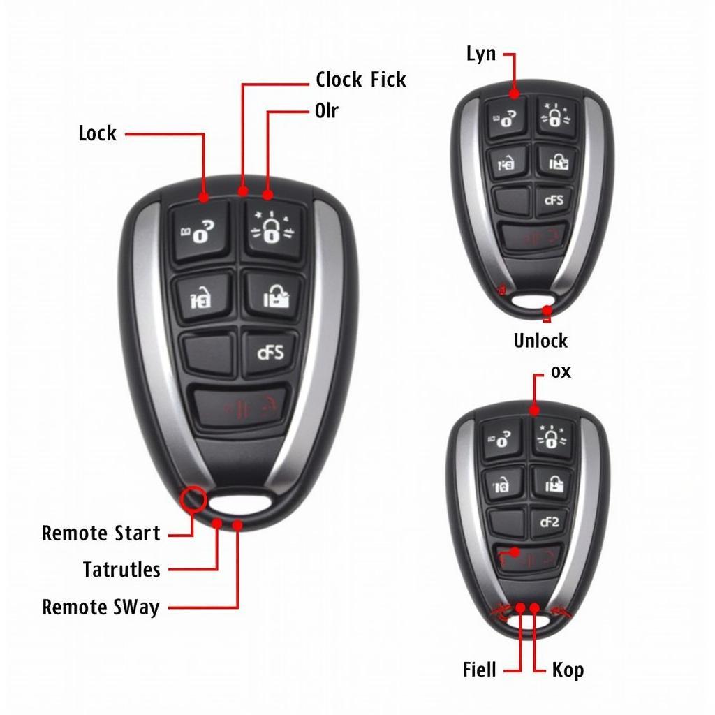 2013 Ford Fusion SE Key Fob Functions