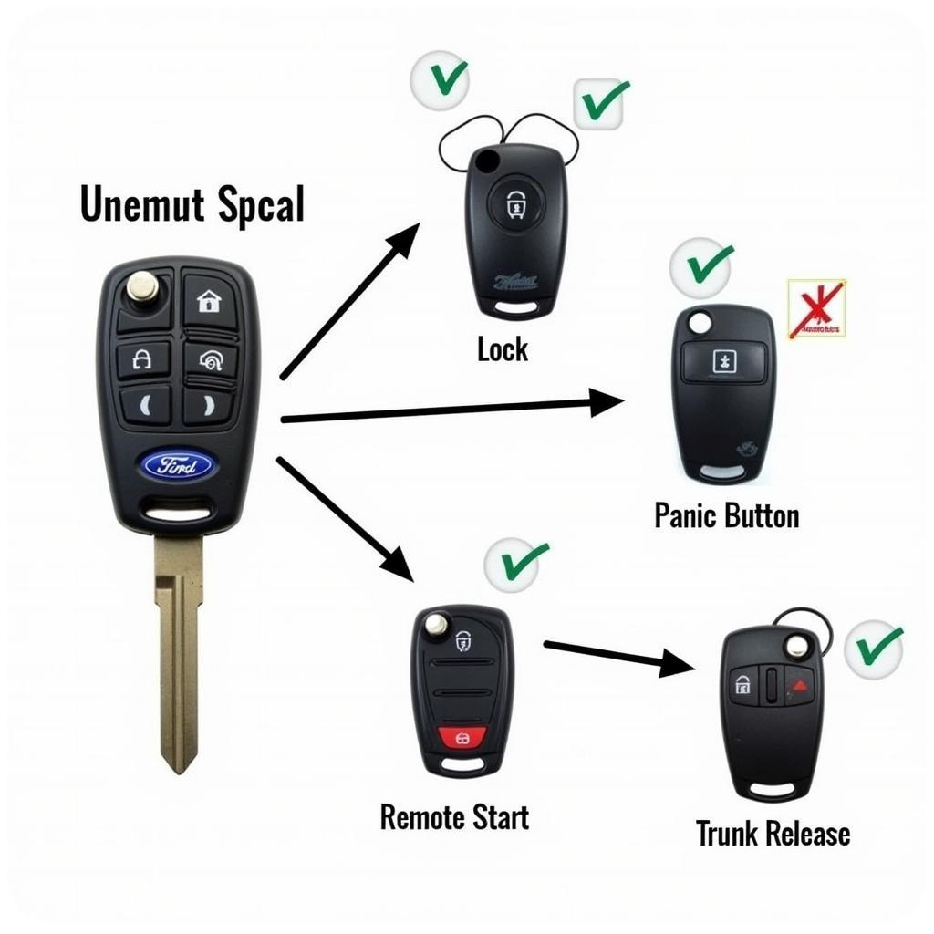 2013 Ford Key Fob Functions and Features