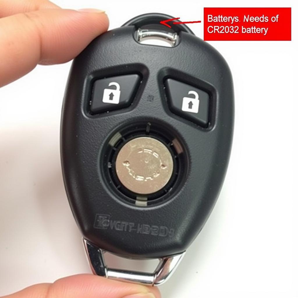 2013 Toyota Highlander Key Fob Battery Location and Identification