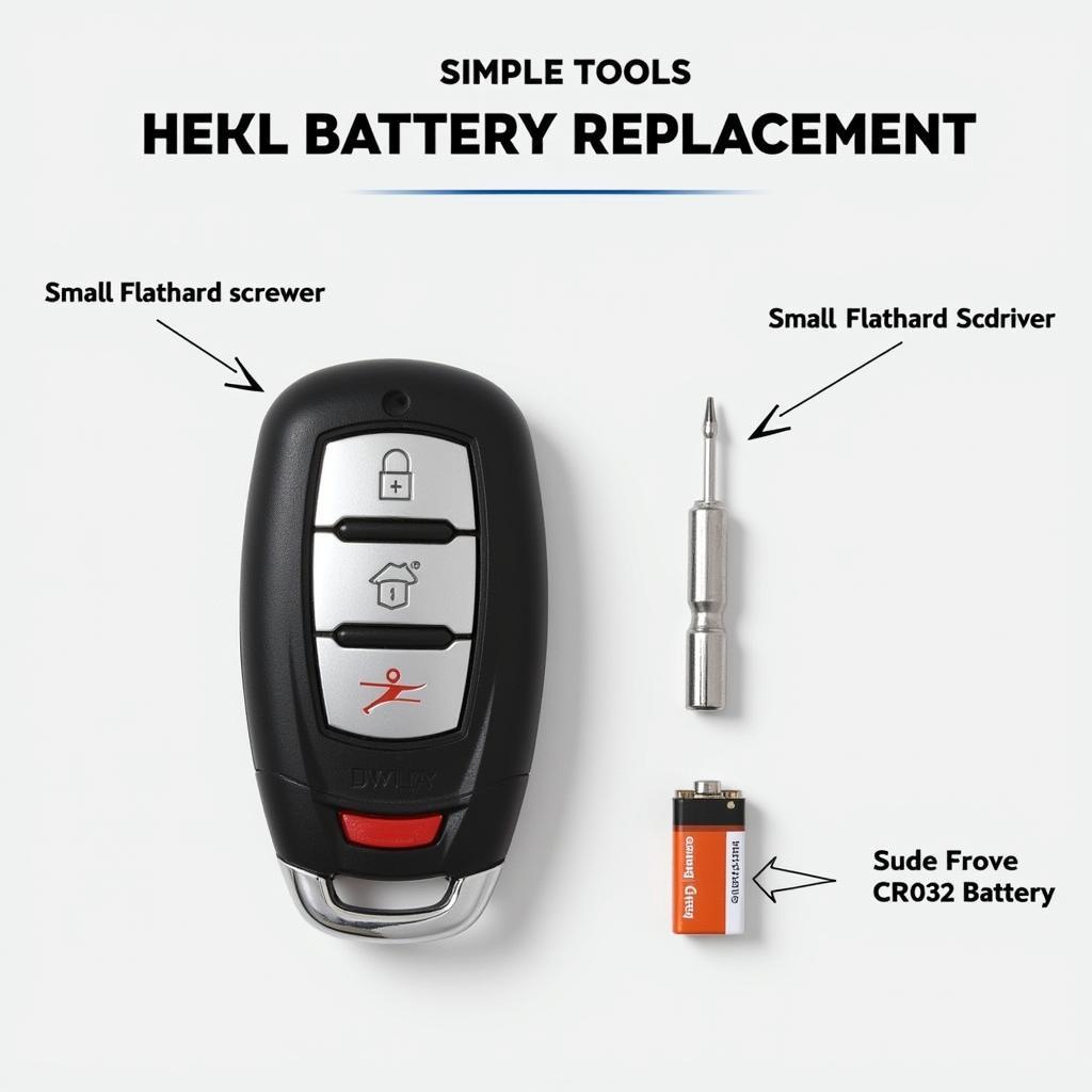 2013 Honda Key Fob Battery Replacement Tools