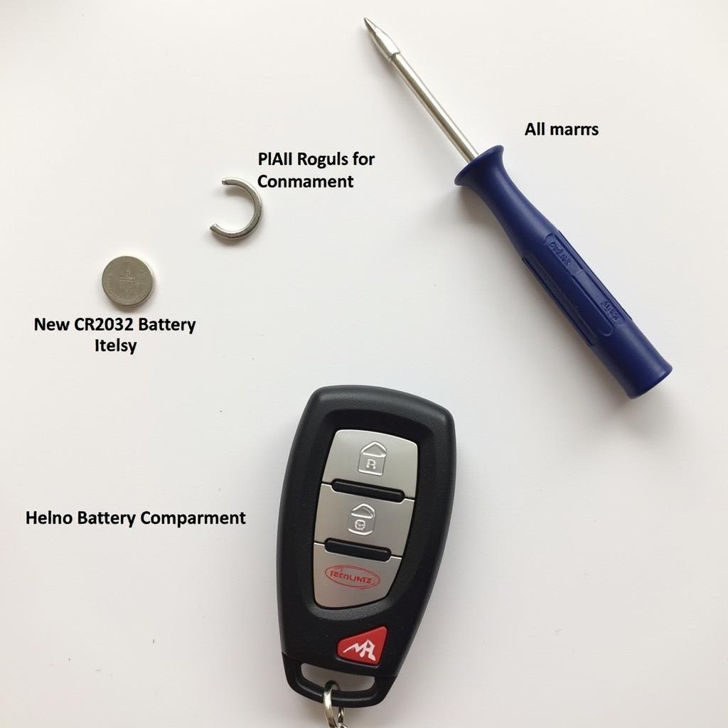 2013 Key Fob Battery Replacement Tools Needed