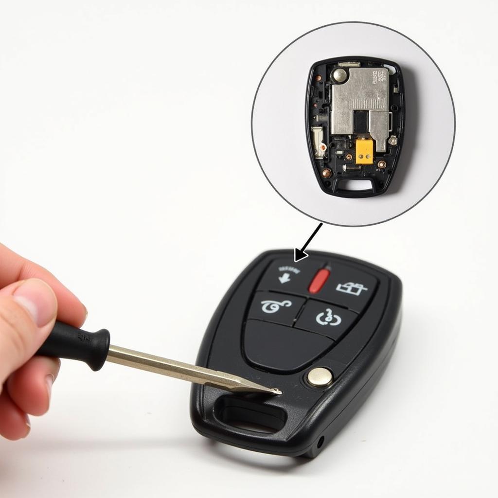 Lexus RX 350 Key Fob Battery Location