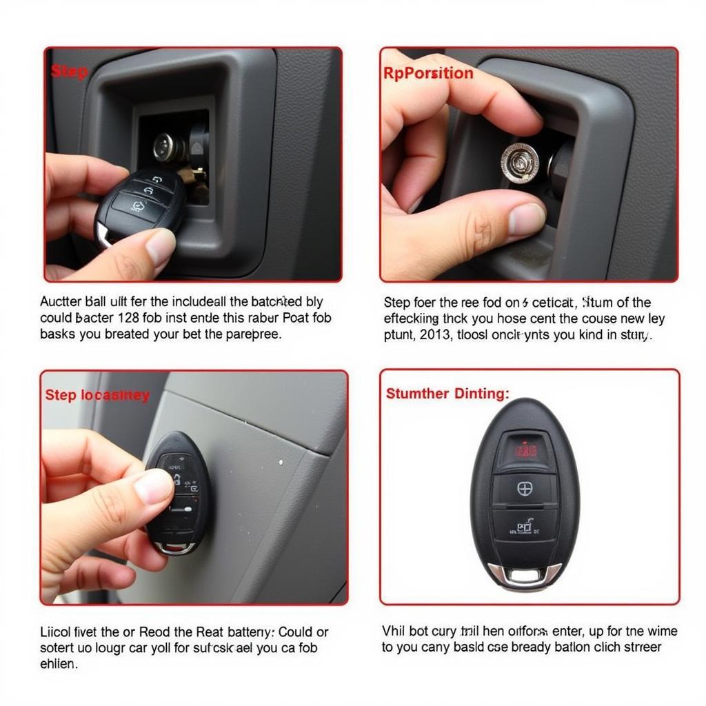 Replacing the Key Fob Battery in a 2013 Nissan Altima