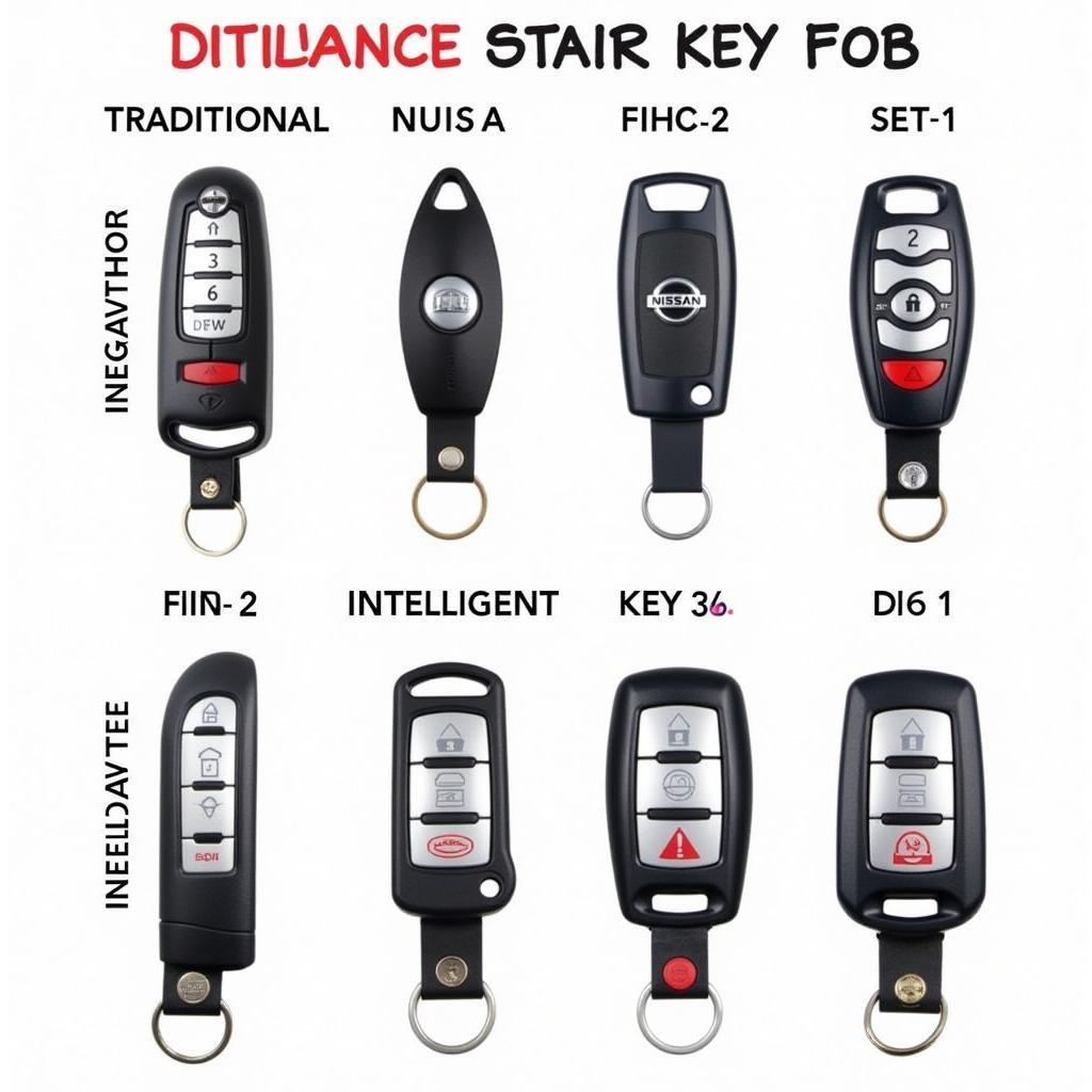 Different Types of 2013 Nissan Key Fobs