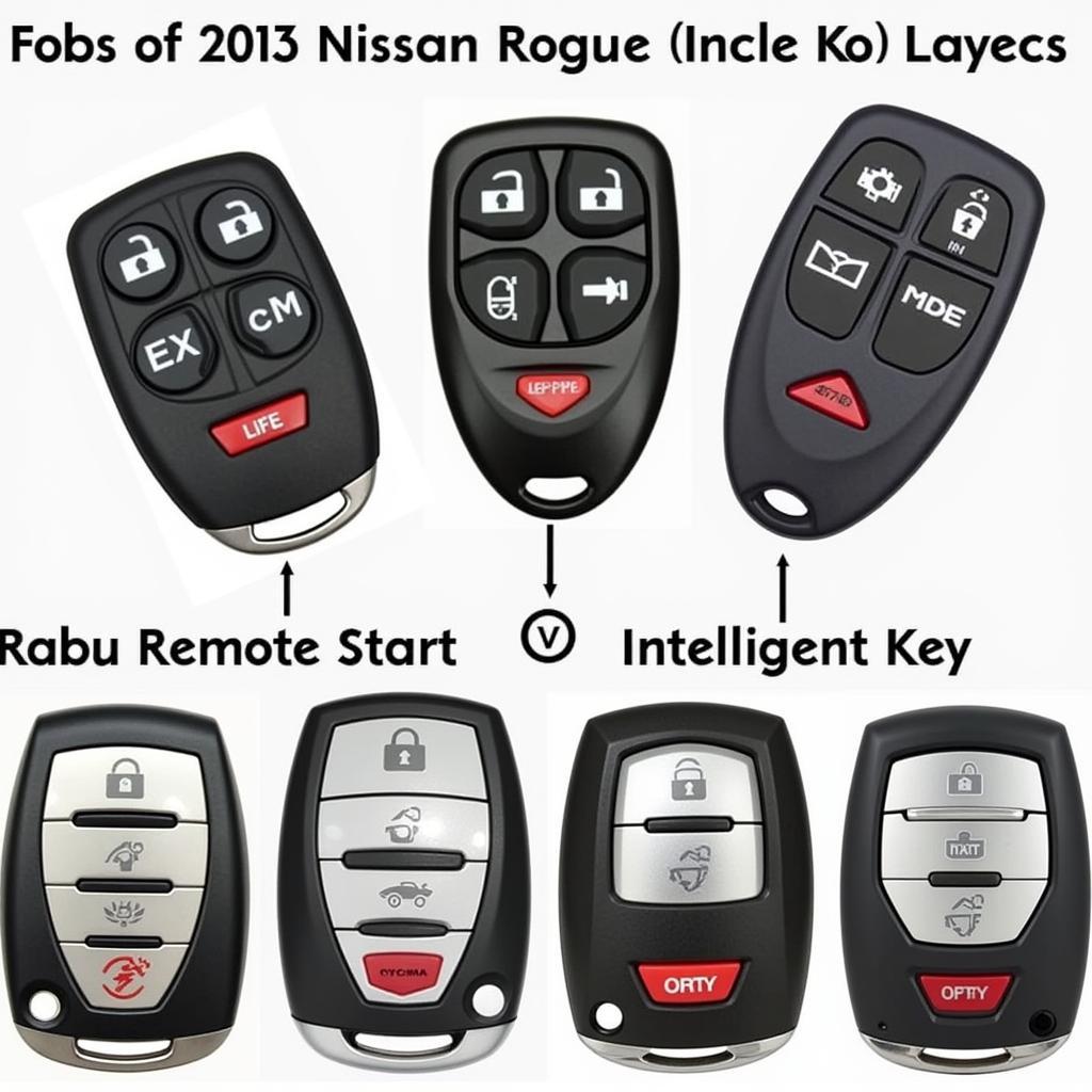 2013 Nissan Rogue Key Fob Types: Identifying Your Key