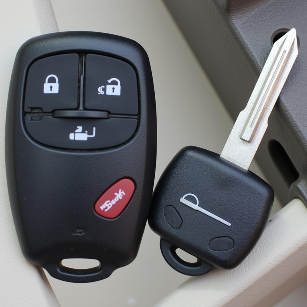 2013 Nissan Sentra Key Fob and Slot