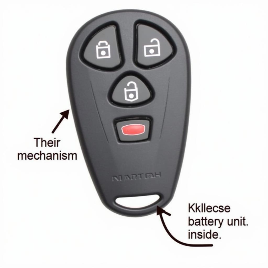 Locating the 2013 Nissan Versa Key Fob Battery Compartment