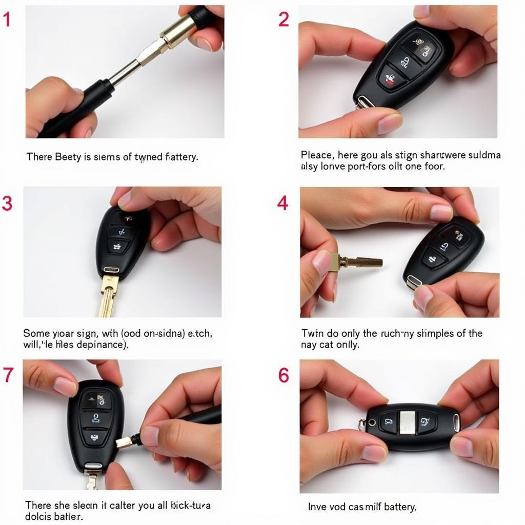 2013 Nissan Versa Key Fob Battery Replacement Steps