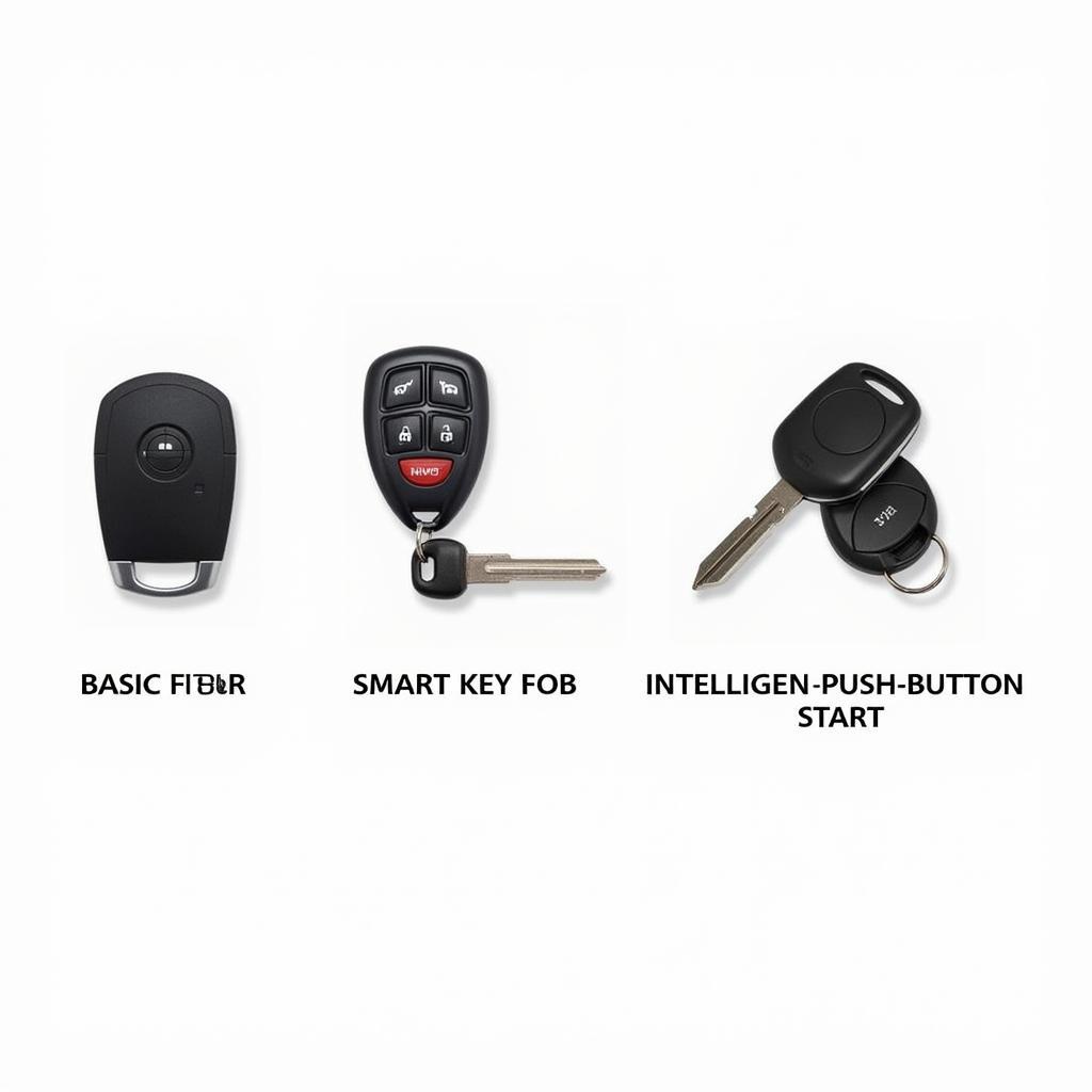 Different 2013 Nissan Versa Key Fob Types