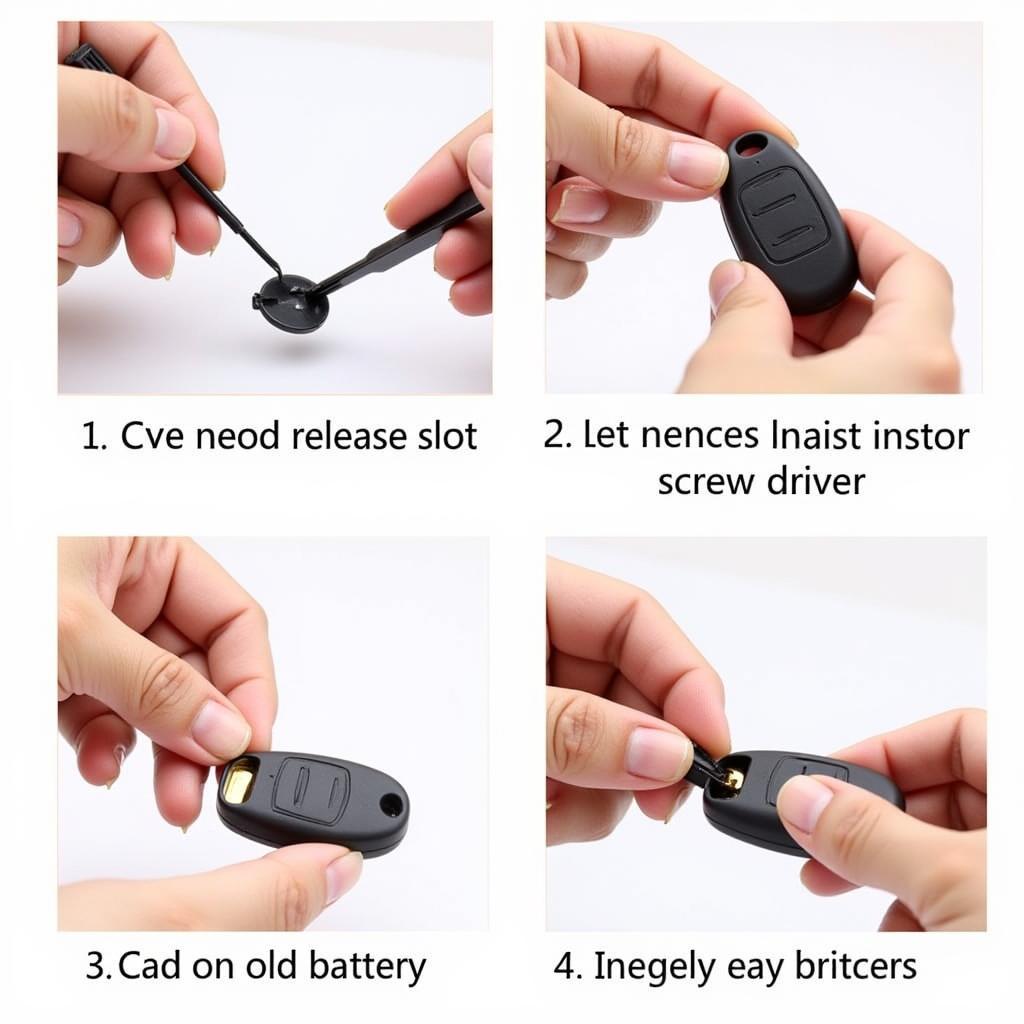 2013 Prius Key Fob Battery Replacement Steps